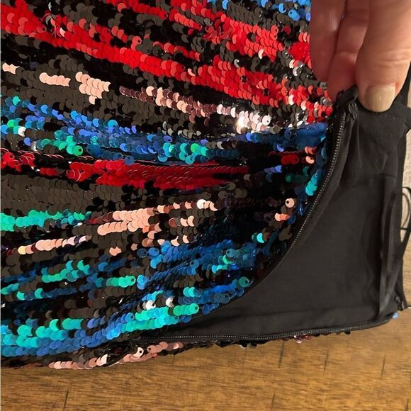 Anthropologie Dazzler Sequin Skirt by Du Paradis MSRP 228.00 Size XS holiday - Picture 12 of 15